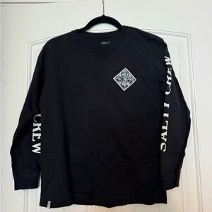 Salty Crew Kids Black Long Sleeve Shirt